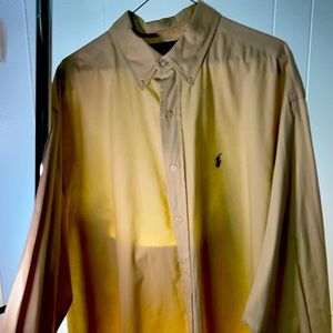 Ralph Laurent polo size XL color cream for men
